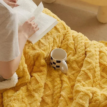 Thick Lambswool Blanket for Winter - WarmWool