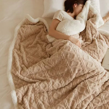 Thick Lambswool Blanket for Winter - WarmWool