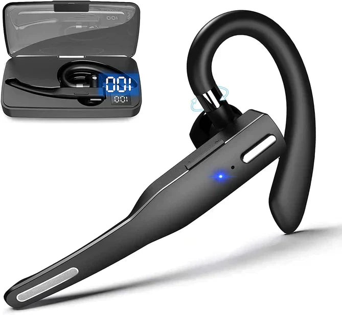 Wireless Earpiece with Noise Cancelling Mic - Bluetooth 5.1