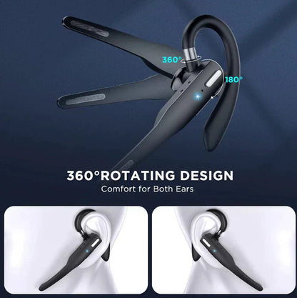 Wireless Earpiece with Noise Cancelling Mic - Bluetooth 5.1