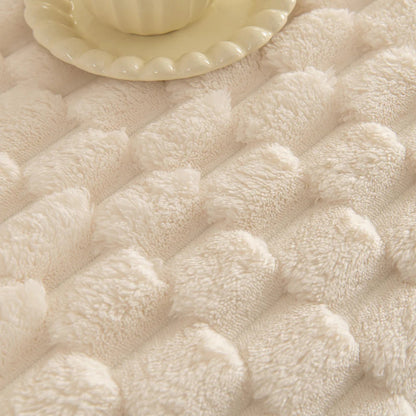 Plush Bubble Knit Sofa Cover