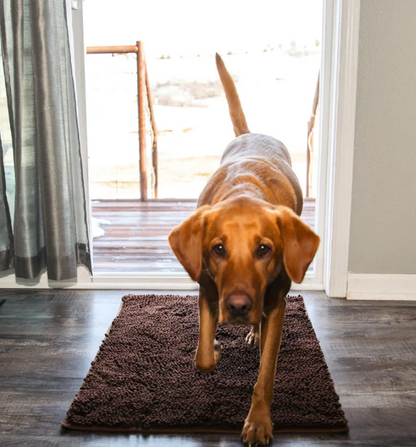 Washable microfiber pet mat - highly absorbent & non-slip