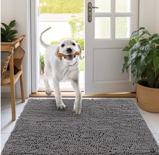 Washable microfiber pet mat - highly absorbent & non-slip