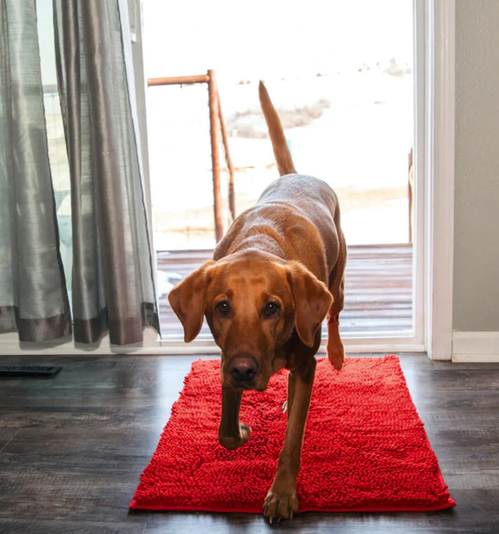 Washable microfiber pet mat - highly absorbent & non-slip