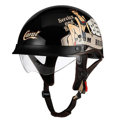 Urban Rider Half Helmet with Subtle Styling