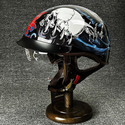 Urban Rider Half Helmet with Subtle Styling