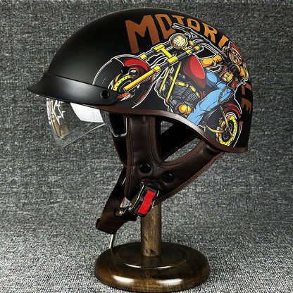 Urban Rider Half Helmet with Subtle Styling