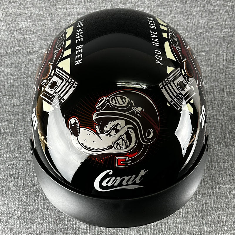Urban Rider Half Helmet with Subtle Styling