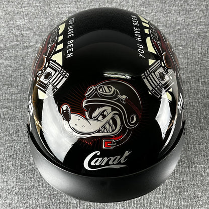 Urban Rider Half Helmet with Subtle Styling
