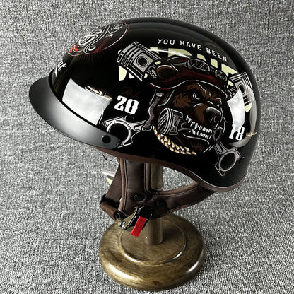 Urban Rider Half Helmet with Subtle Styling