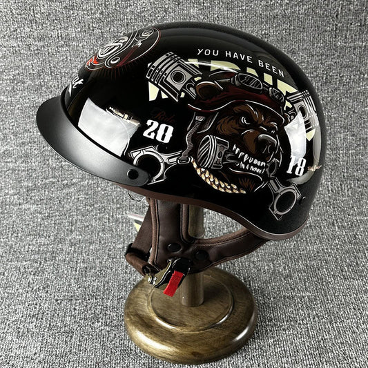 Urban Rider Half Helmet with Subtle Styling