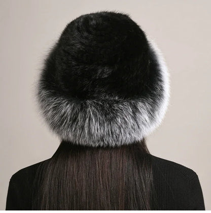 Vellara Mink Fur Hat Luxe Winter Accessory for Cozy Warmth