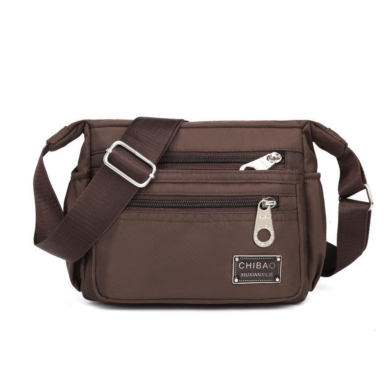 Lightweight Nylon Crossbody Bag with Adjustable Strap
