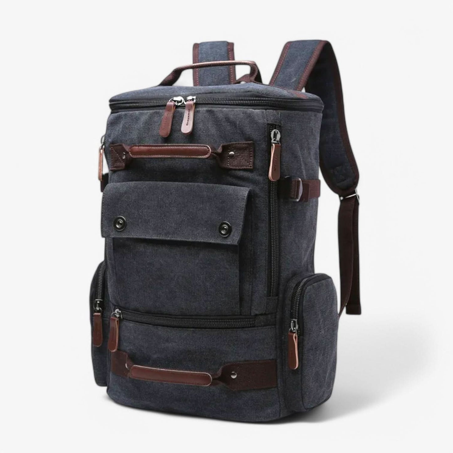 VINTAGECANVAS Backpack – Stylish & Functional with Laptop Compartment for Everyday Use & Adventure
