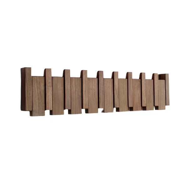 Wooden Wall Hooks for Jackets - Foldable & Handmade