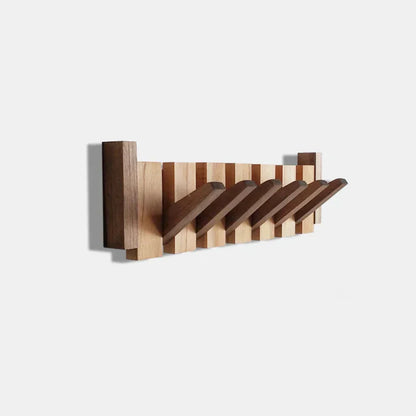 Wooden Wall Hooks for Jackets - Foldable & Handmade