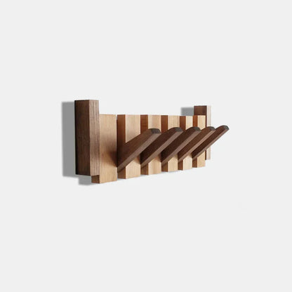 Wooden Wall Hooks for Jackets - Foldable & Handmade