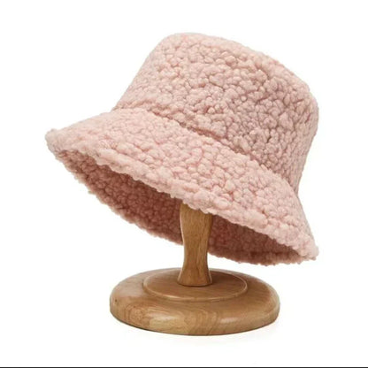 Cozy Teddy Bucket Hat for Winter Style
