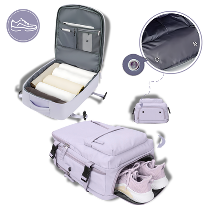 Waterproof Travel Backpack with Integrated USB Charger