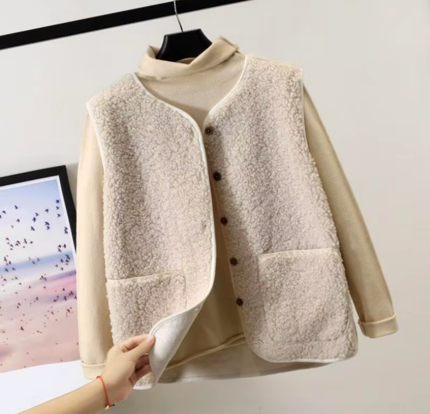 Niki | Women's Cozy Lambswool Fleece Vest