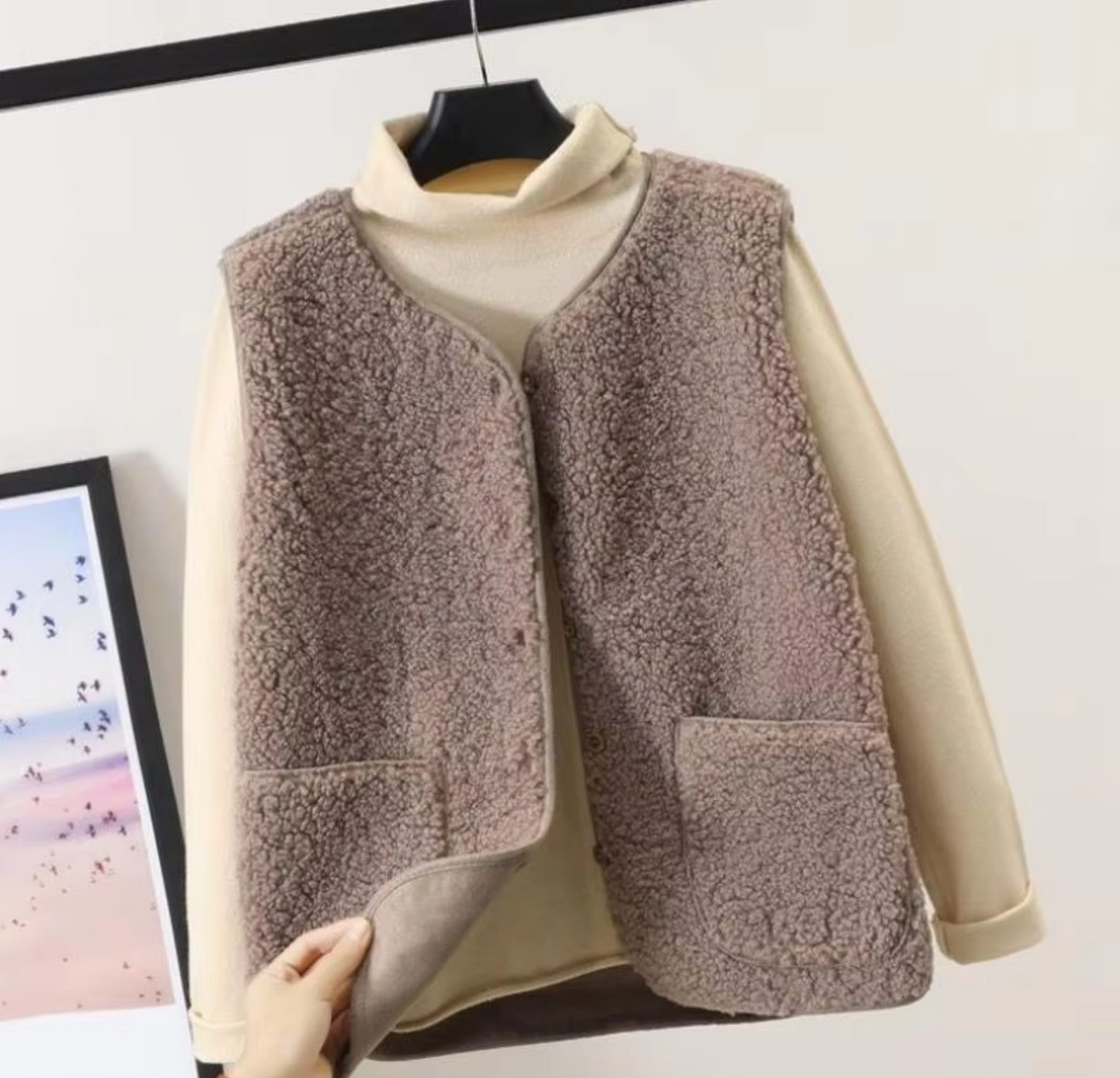 Niki | Women's Cozy Lambswool Fleece Vest