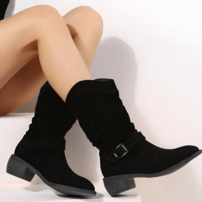 Niki | Women's Cozy Faux Suede Boots