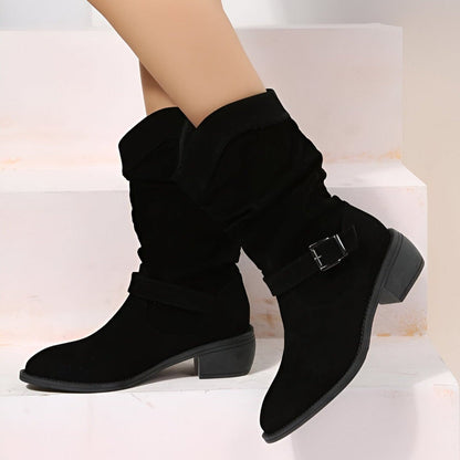 Niki | Women's Cozy Faux Suede Boots