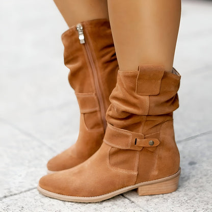 Niki | Women's Cozy Faux Suede Boots