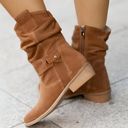 Niki | Women's Cozy Faux Suede Boots
