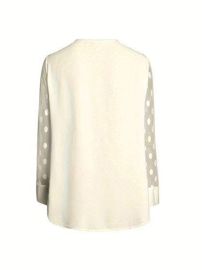 Women's Long Sleeve Top Party Tops Soft Blend Cutout Neckline