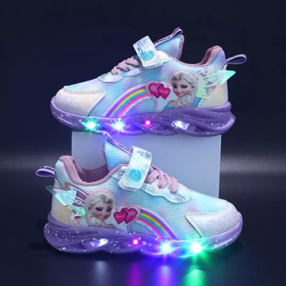Niki | Girls' Light-Up Sneakers with Animated Graphics