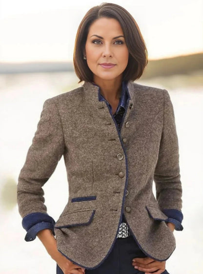 Niki | Women's Tailored Stand-Up Collar Jacket