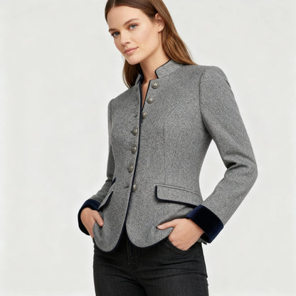 Niki | Women's Tailored Stand-Up Collar Jacket