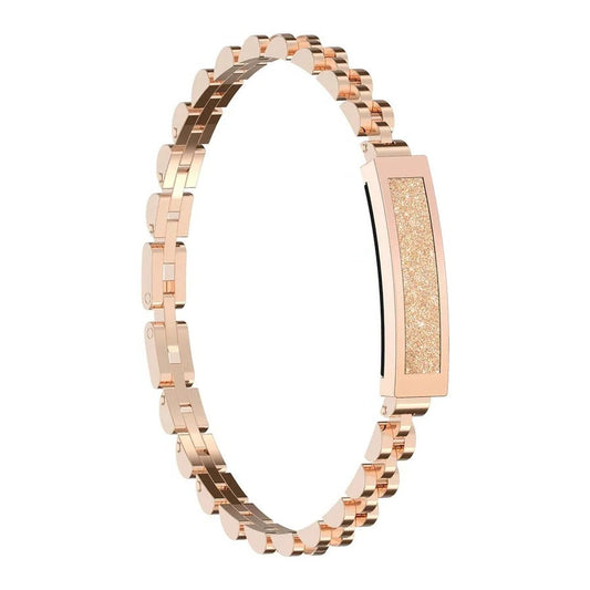 Women’s Smart Bracelet Chain Style Fitness Tracker with Heart Rate Sleep and Activity Monitoring